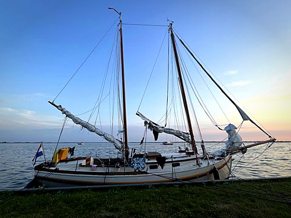 De Skoit Treid in het avondlicht